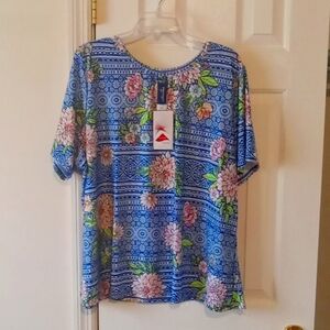 Swimsuits for all  Floral Blouse